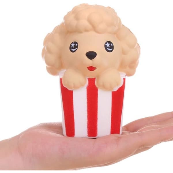 popcorn hund Klem sakte stigende leker Stressavlastning Anim
