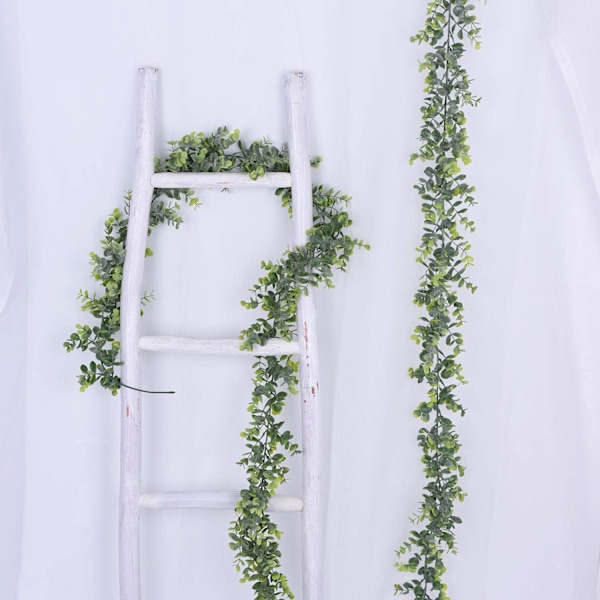 2 stk. Kunstig Eucalyptus Girlande Eucalyptus Blade Vinstokke Ha
