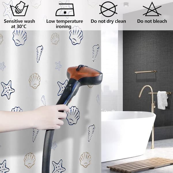 Mildew Resistant Bruseforhæng, Bruseforhæng 200x180 cm, Polye