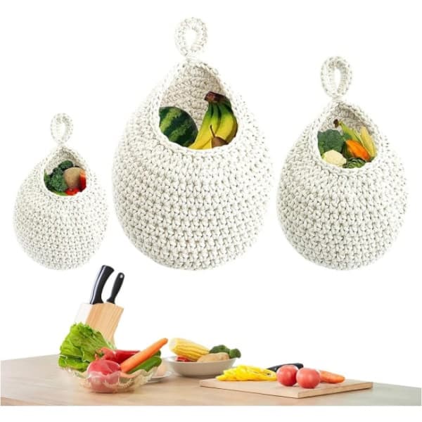 3PCS Väggmonterad Organizer Hängande Förvaringsväska Förvaring
