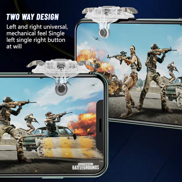 PUBG Mobile Game Controller Trigger, [2021 Opgraderet Version] Trig