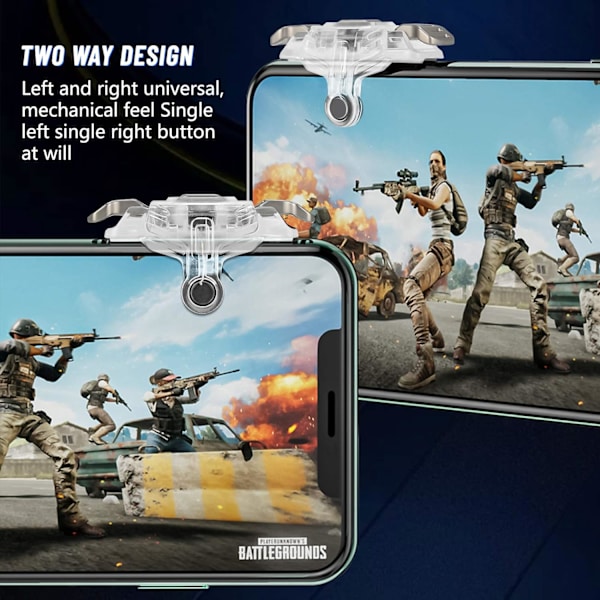 PUBG Mobile Game Controller Trigger, [2021 Uppgraderad Version] Trig