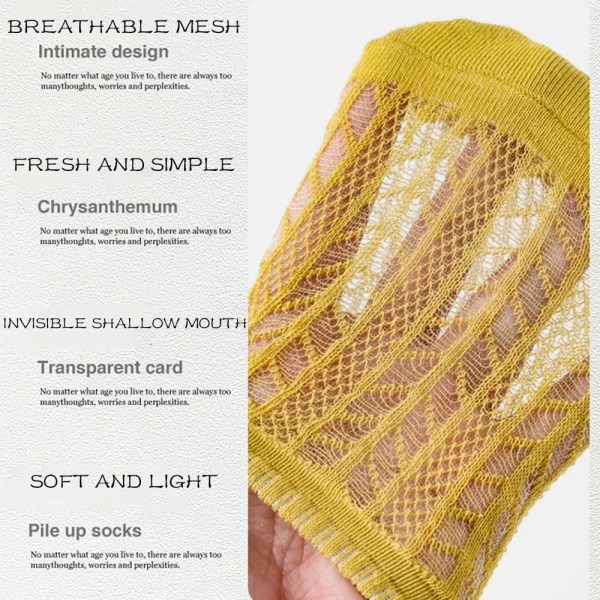 Osynliga luftsockor, hudfärg + grå + ljusblå + matcha + karamell