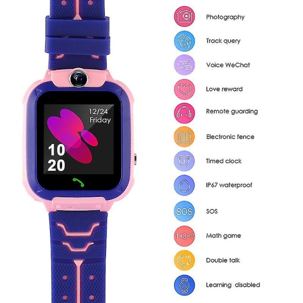 Smartwatch til børn Sos-ur Vandtæt Ip67 Børnegave til Ios