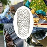 4 stk. takrennefilter, takrennefilter, takrennesil, bladstopper