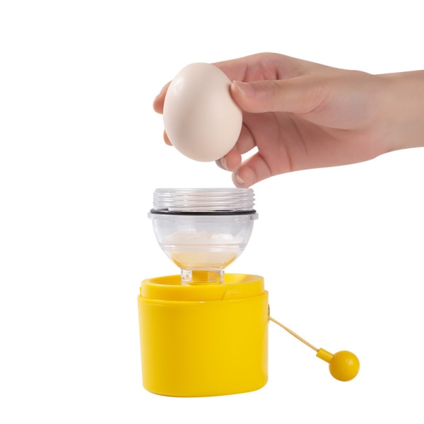 Egg Slicer Äggmaskin, Egg Scrambler Shaker Vispa Handdriven Gol