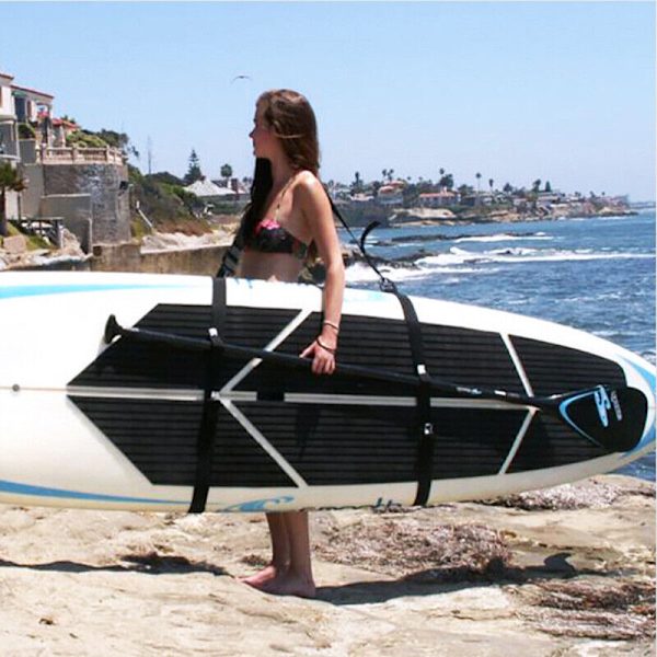 Surfboard bärrem, justerbar axelrem för kajak, SUP,