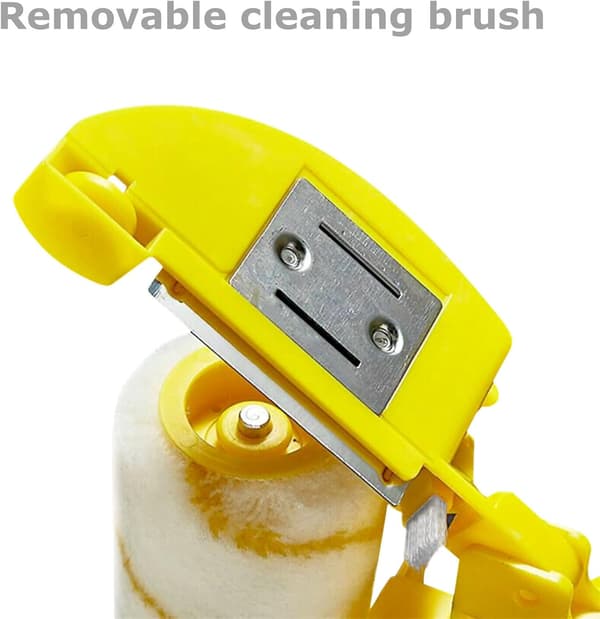 Clean Cut Paint Edger Roller Brush, Multifunksjonell Avtakbar Cl