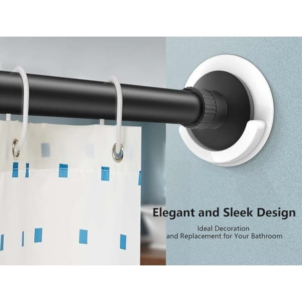 2 stk. bruseforhængsstangbeslag, 4 tommer diameter universal acry