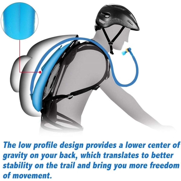 Hydratation Pack, BPA-vapaa, Hydratation Pack vaellukseen, pyöräilyyn, Cro