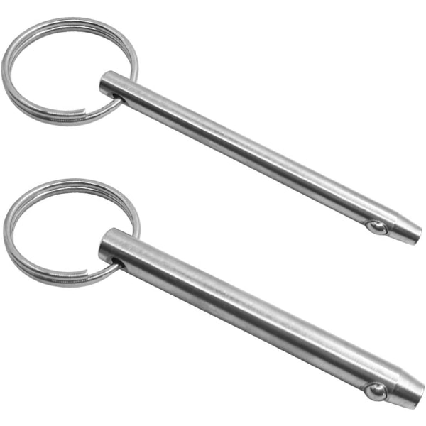 Sats med 4 snabbfrigöringsstift, diameter 8 mm och 6,3 mm, total längd