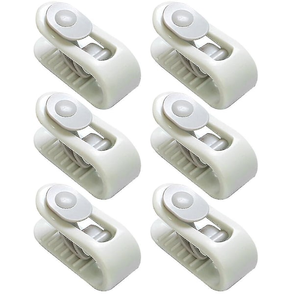 1 Set 6 st Quilt Holder Quilt Cover Halkskydd Spänne Lakan Clip