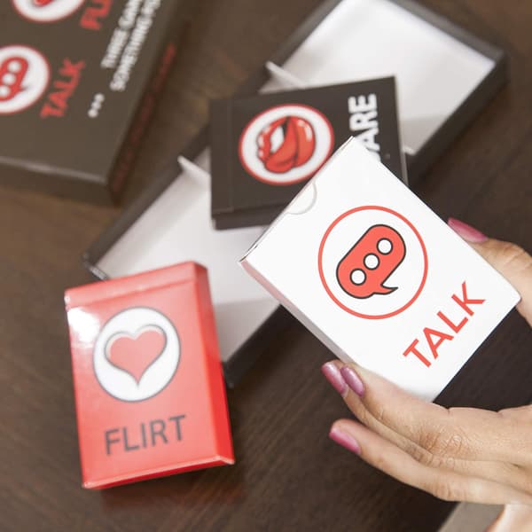 Roligt och romantiskt spel för par: Date Night Box Set med konversation