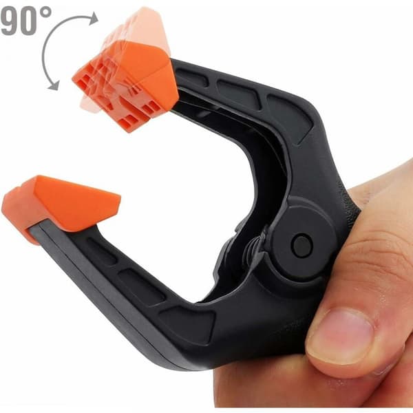 Plastfjäderklämmor, 8 st, max. öppning 29 mm, klämmor för de