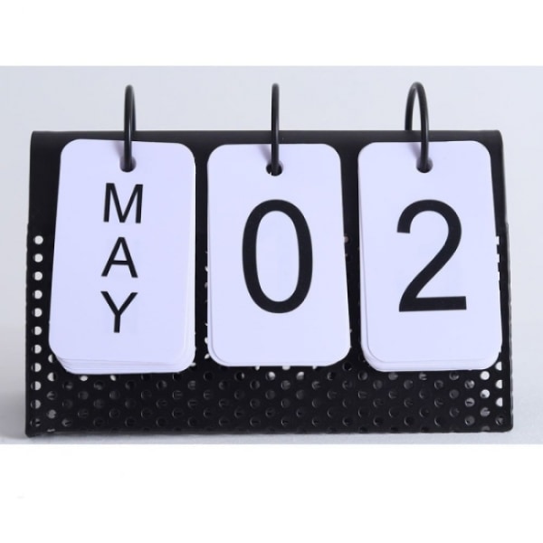 1 stk. Jernkalenderbord Mesh Hull Kalender Skrivebordskalender