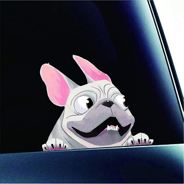 Bilstickers, Hundestickers, Søte Bilstickers, Hundevindustickers