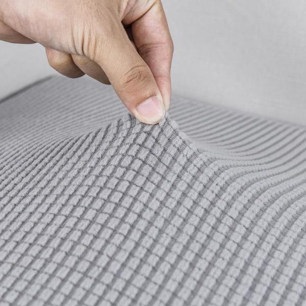 Grå Høy Elastisk Sofa Setetrekk Stue Sofa Setetrekk Sof
