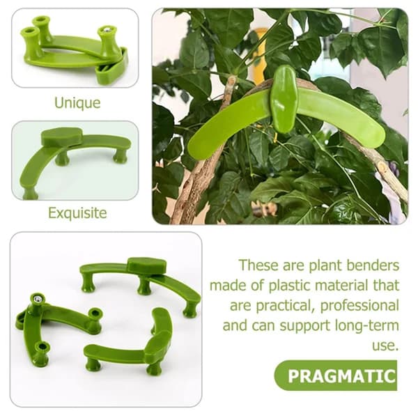 10 st Plant Training Lips Bender Växthusklämmor - Grenböjare