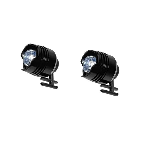2 stk. sort LED lommelygte campingtilbehør lys varer 145 timer