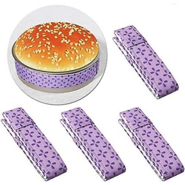 (4 stk, lilla) Kagestrimler, bageformstrimler bageformindpakninger bag