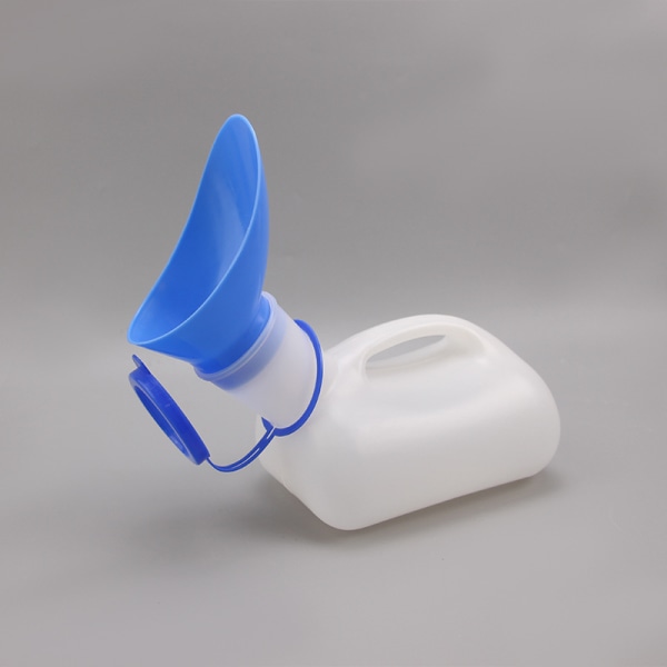 Unisex urinal med lokk 1000 ml bærbar mann/kvinne