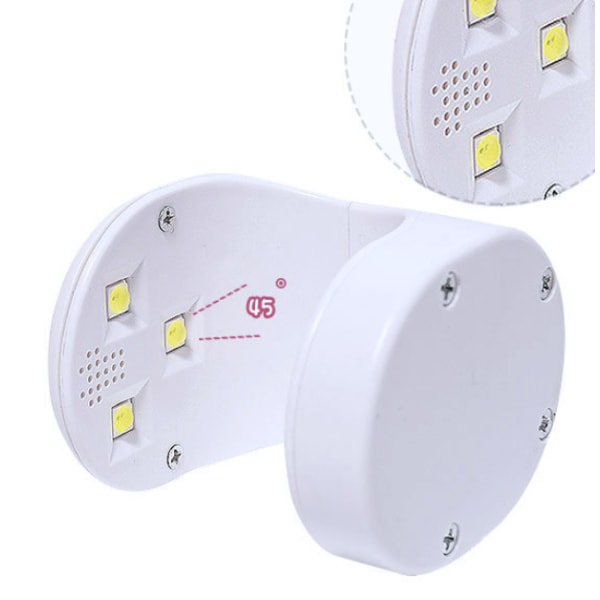 Mini UV-nagellampa Gel American Nail Dryer Professionell UV LED-nagellampa USB Bärbar för Semi Permanent Varnish Nail Salon Nail Machine, Nail Art Manicure Salon