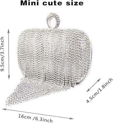 Kvinnors aftonkoppling, designer broderad handväska, aftonväskor