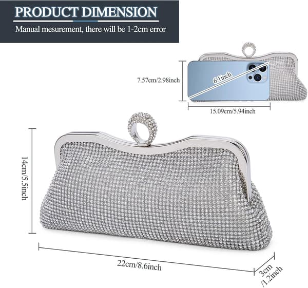 Kvinder Glitzrende Rhinestone Aftenkjole Kvinder Krystal Diamant Aften
