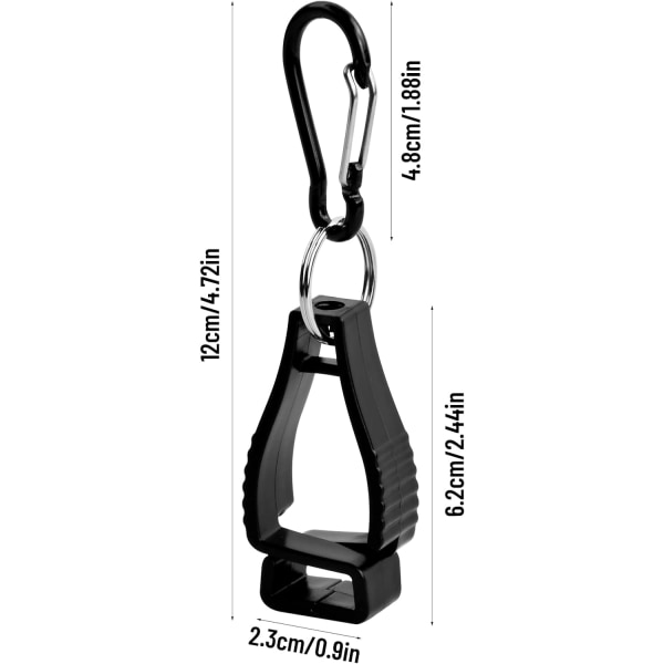 4 stk. Handskeholderklips Ikke-Skridsikker Arbejdshandskeklips Holder Handske
