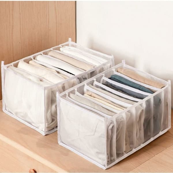 36x23x19,5 cm 2-pack hopfällbar tygförvaringslåda