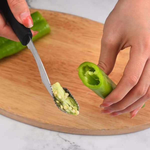 Grill Chili Pepper Corer i rustfritt stål Jalapeno Pepper