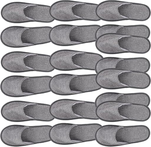 10 stk. engangsslippers Hotel Hjem Komfortable Unisex Slippers