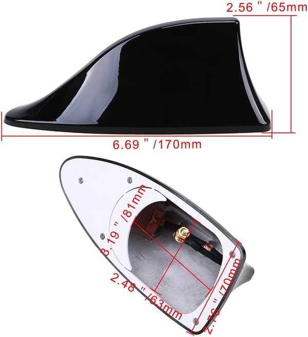 Universal Shark Fin Antenne til Bil med AM FM