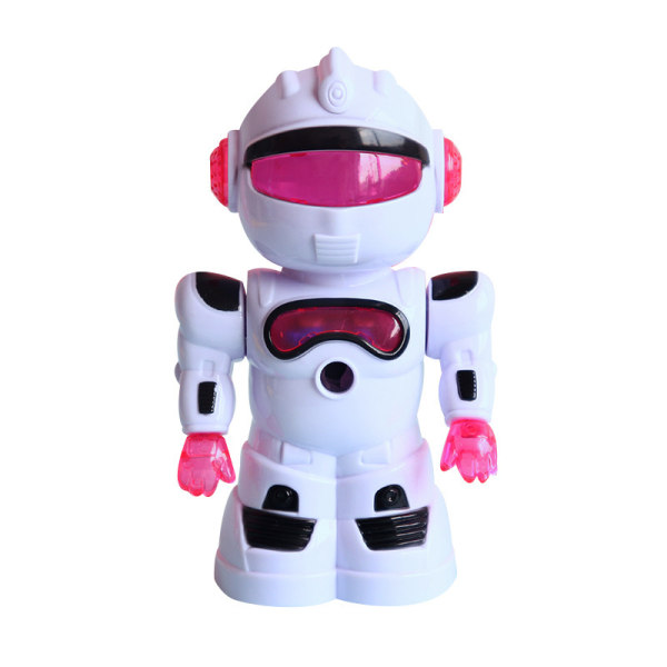 (Pink) Manuaalinen kynänteroitin, söpö robottisarjakuva, sopii
