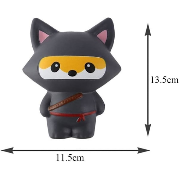 Ninja Fox Slow Rise Squeeze Toy Animal Toy