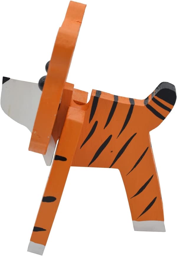 1 st Trä 3D Djur (Tiger) Form Glasögonhållare, Solglasögon H