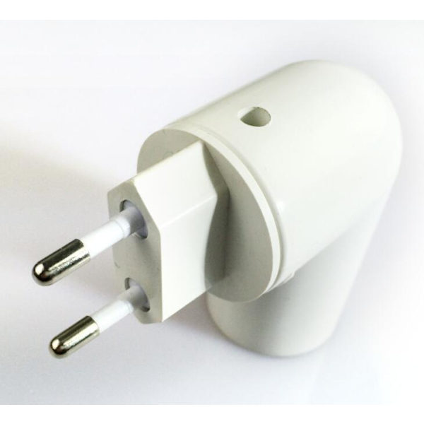 2 stk E27 Sokkel med Trådløs Bryter, E27 LED Pærebase, Plast