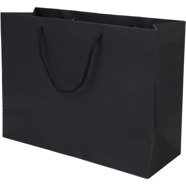 10 stk Kraftpapirposer Store Julegaveposer Håndveske med