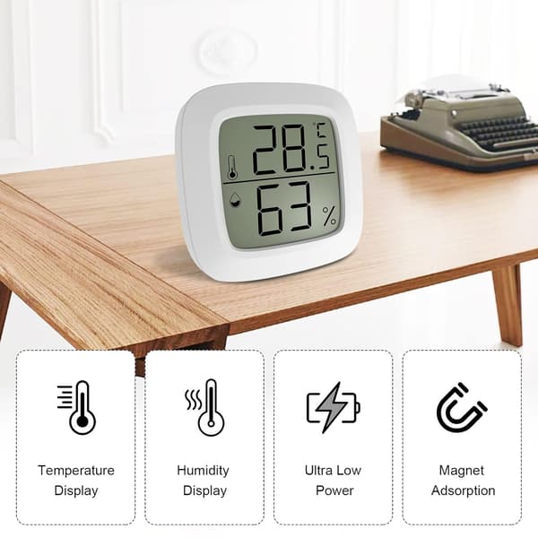 Termometer Hygrometer Digitalt Indendørs Termometer Indendørs Hygromet