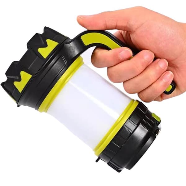 Bærbar søkelys for utendørs camping T6 Bead Mining Lamp USB