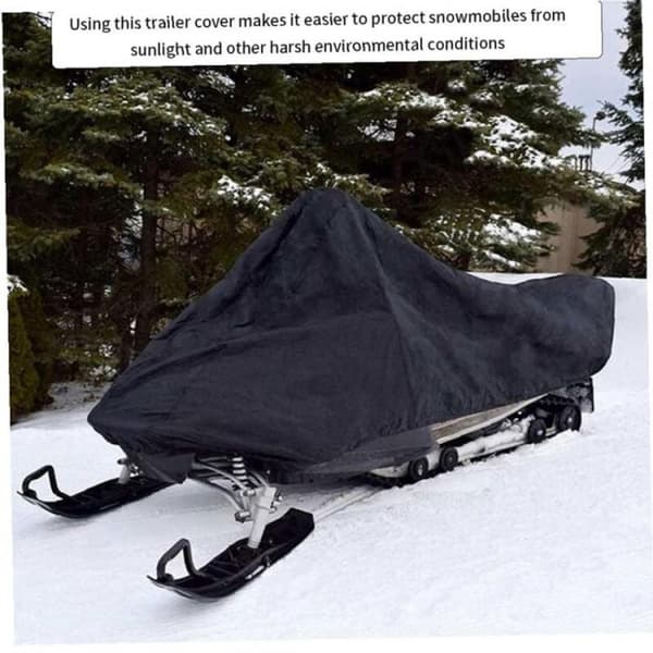 292*130*121cm Snøscooterdeksel Utendørs Vanntett Til Nei