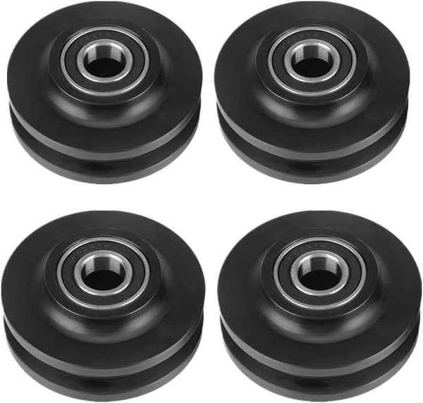 4 stk. Skydedøre Hjul Lade Dør Garderobe Hardware