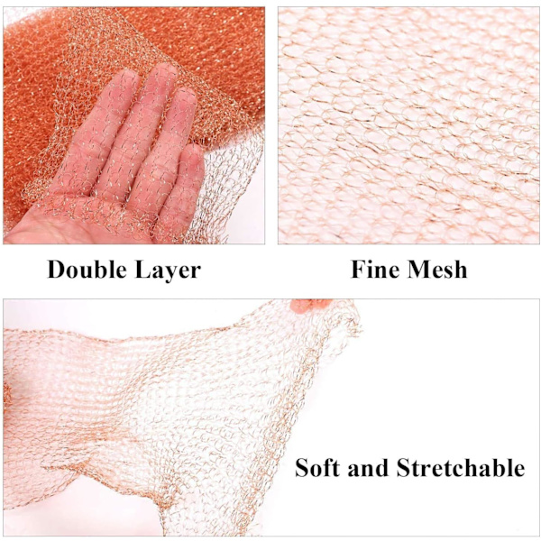 Kopparnät för trädgård, 6 m x 12,5 cm Anti Gnagare Mesh Skydd