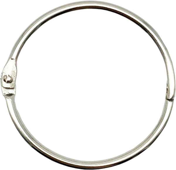 Bokringer Metallringer 50stk 32mm Bokbinderinger for Notatbok