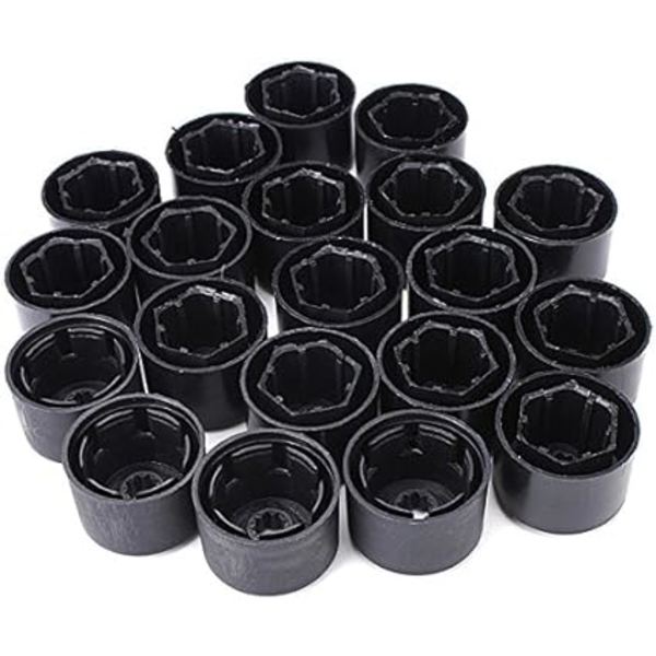 20 Hjulmutterbultkåpa 17mm Kompatibel med VW Golf Mk4 Pass
