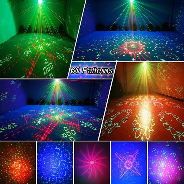 Laserbelysning DJ Scenelys Spil Lys Fest Projektor R&G Remo