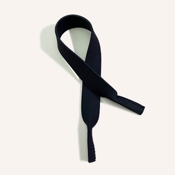 Ögonglasögon Cord Stretchable Neopren Sport Svart Rem för Solgla