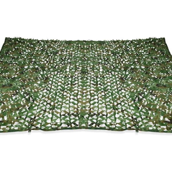 4x3 M Rektangulär skuggskydd Design Camouflage Shade Plaid grön,
