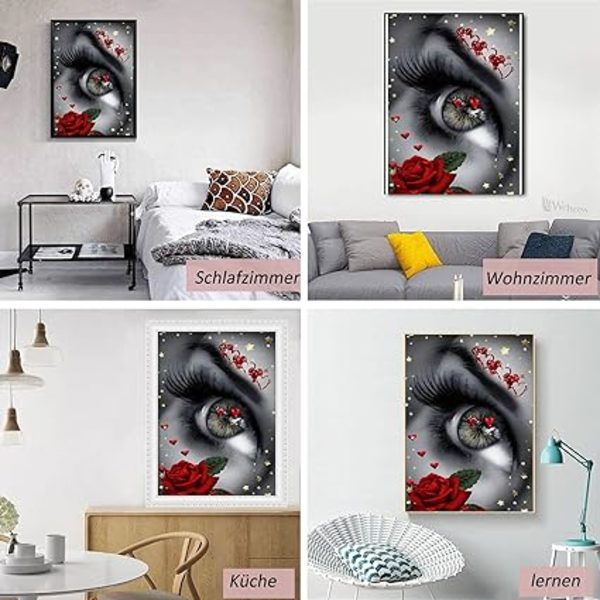 (30*40) Timanttimaalaus, 5D Timanttimaalaus DIY-sarja Rhinest