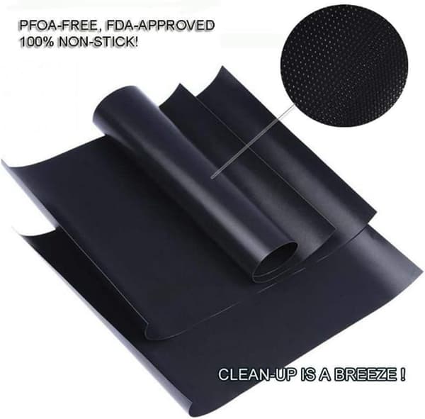 Grillmatte, grillmatte sett, non-stick teflon ovn baki